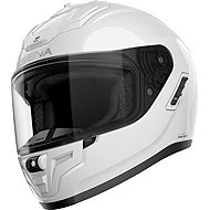 SENA Mesh helmet with Phantom headset, glossy white, size 4, with headset. XL - Motorbike Helmet