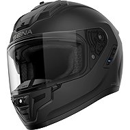 SENA Mesh helmet with Phantom headset, glossy black, size 4.5 mm. M - Motorbike Helmet