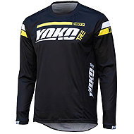 YOKO Motocross jersey TRE, black/yellow, size 4.5 mm. M - Motocross Jersey