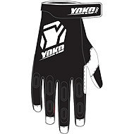 YOKO Motocross gloves TWO, black/white, size 2.5 mm, w/r. M (8) - Motorcycle Gloves