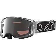 ALPINESTARS Supertech Vision DNGR38 XXV 2026 goggles, black/silver, mirrored silver plexi - Motorcycle Glasses