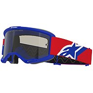 ALPINESTARS Vision Sand 2026, blue/red/white, dark smoke plexi - Motorcycle Glasses