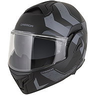 CASSIDA Helmet MultiFlip Korp 2026, black matt/dark grey/grey, size 2XL - Motorbike Helmet