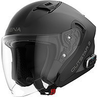 SENA Mesh helmet with headset Outstar 2, matt black, size 4, with headband, size 4, with headband. S - Motorbike Helmet