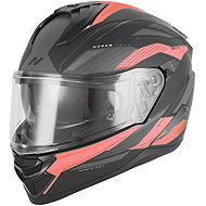NOX Helmet N304-S REVO 2026, black matt, red, size 2.5 mm. XL - Motorbike Helmet
