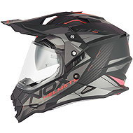 NOX Helmet N312 TRACK 2026, black matt, red, size 2.5 mm. XL - Motorbike Helmet