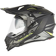 NOX Helmet N312 TRACK 2026, black matt, yellow fluo, size 5.5 mm, w/o helmet. L - Motorbike Helmet