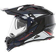 NOX Helmet N312 TRACK 2026, blue, red, size 2.5 mm S - Motorbike Helmet