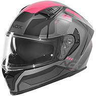 NOX Helmet N402 MENTOR 2026, black, pink, size 4.5 mm, w/o helmet. S - Motorbike Helmet
