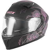 NOX Helmet N402 SPRING 2026, black matt, pink, size 4.5 mm, w/o helmet. L - Motorbike Helmet