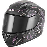 NOX přilba N731 SPRING 2026, dětská, černá matná, růžová, obvod 47 - 48 cm, vel. S - Motorbike Helmet