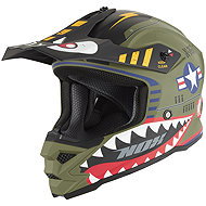 NOX helmet N761 FLY FIGHTER 2026, children' s, khaki, multiple colours, circumference 47 - 48 cm - Motorbike Helmet