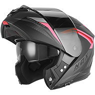 NOX Helmet N968 SHIFT 2026, black matt, red, size 5.5 mm, w/o helmet. XS - Motorbike Helmet