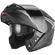 NOX Helmet N968 SHIFT 2026, black matt, silver, size 2.5 mm. M - Motorbike Helmet