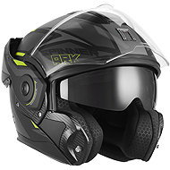 NOX PREMIUM Helmet SPINNER ARK 2026, black matt, yellow fluo, size 2026. S - Motorbike Helmet