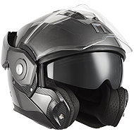 NOX PREMIUM Helmet SPINNER 2026, matt titanium, size 2XL - Motorbike Helmet
