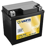 VARTA Powersports AGM Active TX5L, 4 Ah, 12 V (YTX5L-BS) - Motorcycle batteries