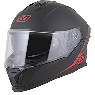 ZED helmet K40 2026, black matt/red, size 2.5 mm, w/camouflage. S - Motorbike Helmet