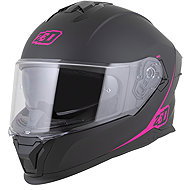 ZED přilba K40 2026, černá matná/růžová, vel. M - Motorbike Helmet