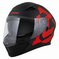 CASSIDA přilba Orbit Grind 2026, černá matná/červená, vel. XL - Motorbike Helmet