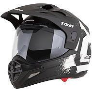 CASSIDA Helmet Tour 2.0 Crew 2026, black matt/white, plexi with Pinlock preparation, size 2XL - Motorbike Helmet