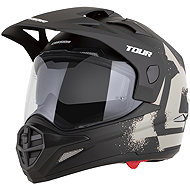 CASSIDA Helmet Tour 2.0 Crew 2026, black matt/sand, Plexiglas with preparation for Pinlock, size 2.0 - Motorbike Helmet