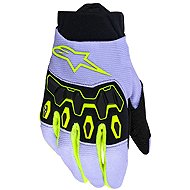 ALPINESTARS gloves FULL BORE V2 YOUTH/KIDS 2026, children's, purple/yellow fluo, size 4.5 mm, w/r. S - Motorcycle Gloves