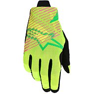 ALPINESTARS rukavice RADAR PRO 2026, zelená/žlutá fluo/růžová fluo, vel. S - Motorcycle Gloves