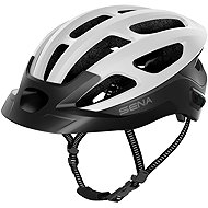 SENA cycling helmet with headset R1 EVO, matt white, sized 1.5 mm, w. L - Bike Helmet