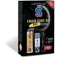 S100 Chain Care Kit incl. transparent lubricant - Chain Care Kit (Dry Lube) - Motorbike Chain Cleaner