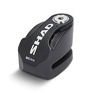 SHAD Zámek na kotouč s alarmem SC61A průměr čepu 6 mm, černý - Motorcycle Lock