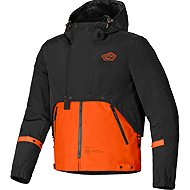 ALPINESTARS MOOTANT WATERPROOF PARKA, Black/Fluo Orange, 2025 - Motorcycle Jacket