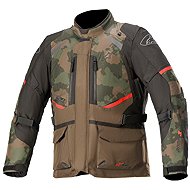 ALPINESTARS ANDES DRYSTAR, TECH-AIR 5 kompatibilní, tmavě zelená camo/černá/červená, vel. S - Bunda na motorku