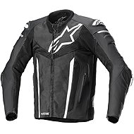 ALPINESTARS FUSION, černá/bílá/metalická šedá, vel. 56 - Motorcycle Jacket