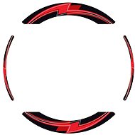SEFIS PREMIUM ST 1 two-piece wheel covers - red - Rim Stickers