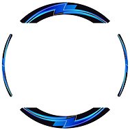 SEFIS PREMIUM ST 1 two-piece wheel covers - blue - Rim Stickers