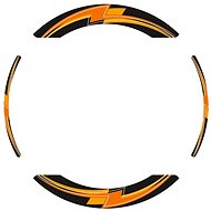 SEFIS PREMIUM ST 1 two-piece wheel covers - orange - Rim Stickers