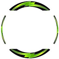 SEFIS PREMIUM ST 1 two-piece wheel covers - green - Rim Stickers