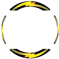 SEFIS PREMIUM ST 1 two-piece wheel covers - yellow - Rim Stickers