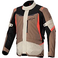 ALPINESTARS ST-1 WATERPROOF, tmavá khaki/písková/černá/červená fluo, 2025, vel. 3XL - Bunda na motorku