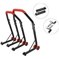 SEFIS D18 moto stand front and rear set - red - mandrel / 2in1 for Honda CMX 500/1100 Rebel - Motorbike Stand