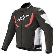 ALPINESTARS T-GP R 2 WATERPROOF, černá/bílá/červená, vel. L - Bunda na motorku