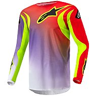 ALPINESTARS FLUID LUCENT, bílý/fialový/červený/žlutý fluo/černý, 2024, vel. S - Jersey