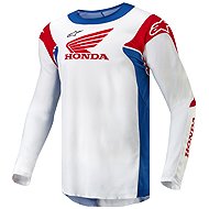 ALPINESTARS RACER ICONIC HONDA kolekce, bílý/modrý/červený/černý, 2025, vel. M - Dres