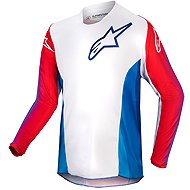 ALPINESTARS RACER PNEUMA, dětský, bílý/modrý/červený, 2024, vel. S - Dres