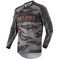 ALPINESTARS RACER TACTICAL, černý/šedý maskáčový/červený fluo, vel. L - Dres