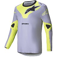 ALPINESTARS RACER VEIL, šedý/žlutý fluo, 2025, vel. M - Dres