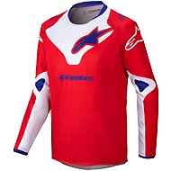 ALPINESTARS RACER VEIL, dětský, červený/bílý, 2025, vel. XL - Dres
