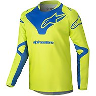 ALPINESTARS RACER VEIL, dětský, žlutý fluo/modrý, 2025, vel. S - Dres