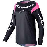 ALPINESTARS STELLA FLUID HAUL, dámský, černý/růžový fluo, 2025, vel. M - Dres